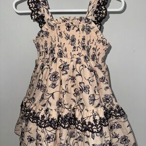Haute Hippie | Black Floral Kids Dress | Mommy & Me